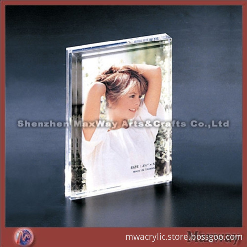Carved Bevel Rectangle Counter Acrylic Picture Frame